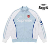Jaqueta Supreme x Umbro Zíper Light Blue