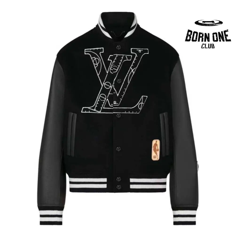 Jaqueta Louis Vuitton x NBA Leather Preta