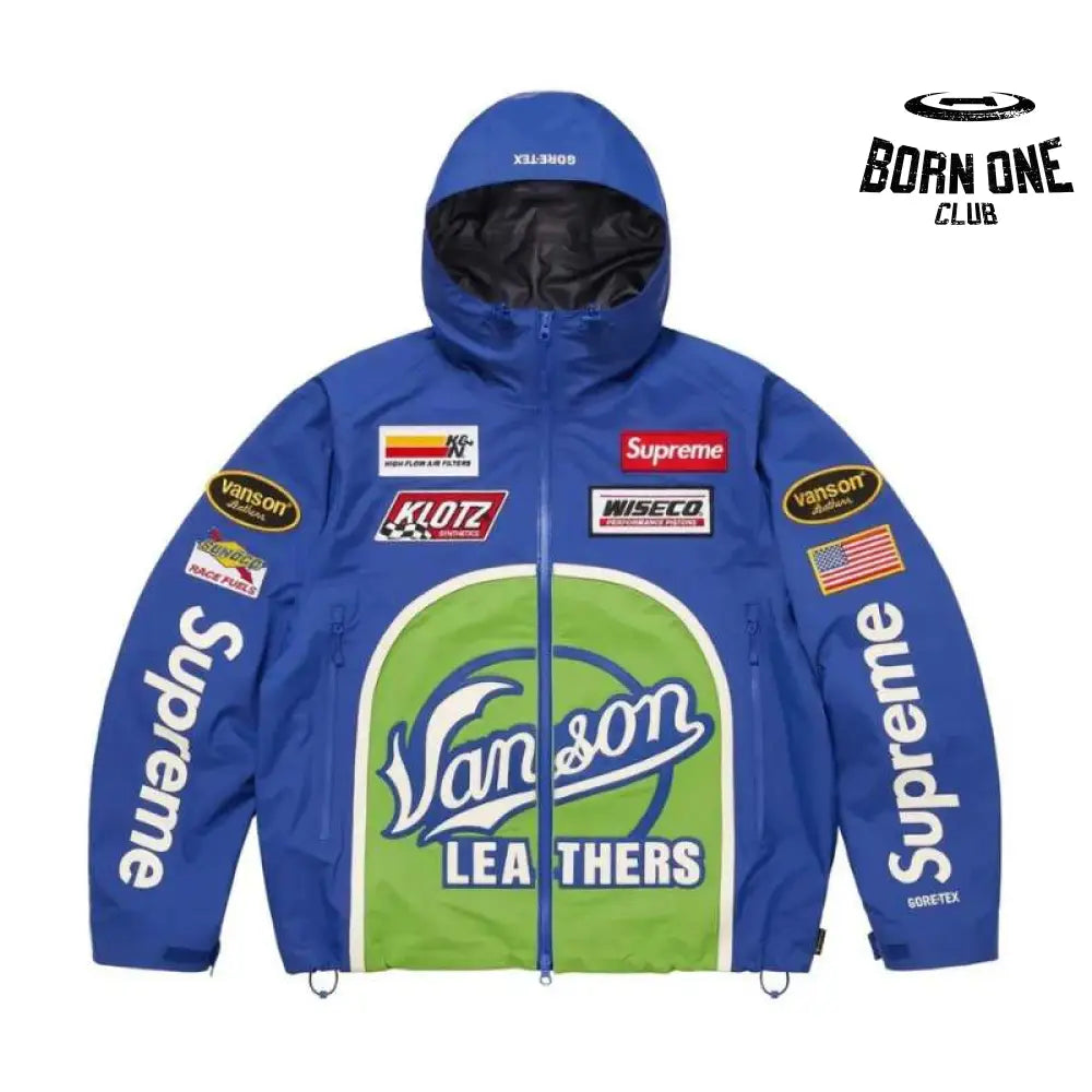 Jaqueta Supreme x Vanson GORE-TEX Shell Royal