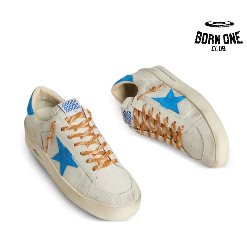 Golden Goose Stardan White Blue