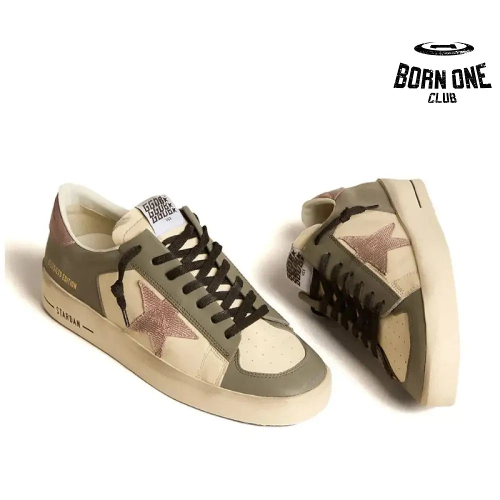 Golden Goose Stardan Gray Cream