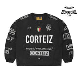 Corteiz Sponsors Training Pullover Black