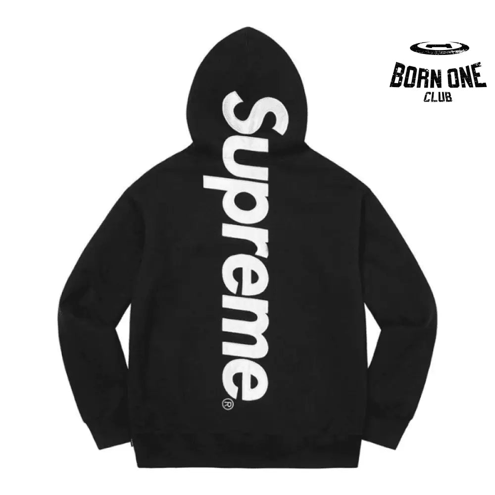 Moletom Supreme Satin Appliqué Preto