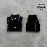 Conjunto Corteiz Island Pique Polo Preto
