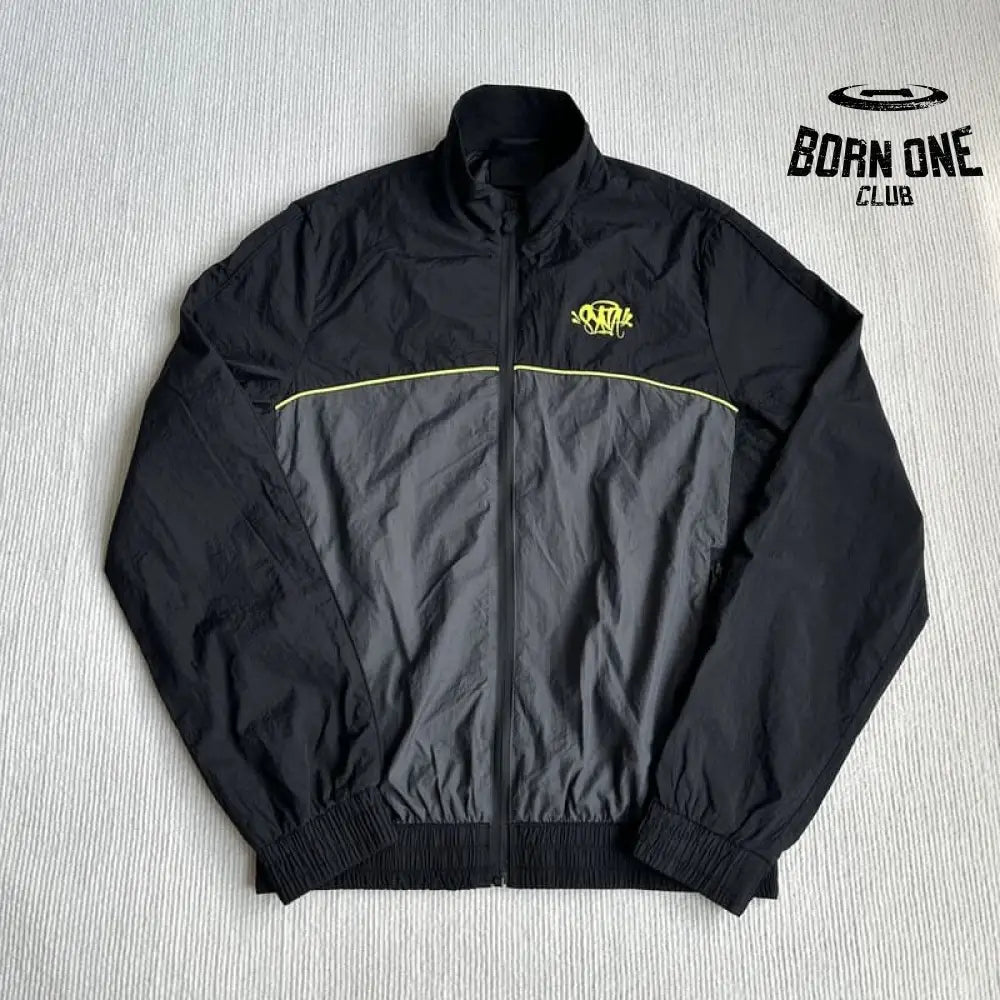Conjunto Synaworld 'Syna Logo' Shell Preto/Cinza/Amarelo