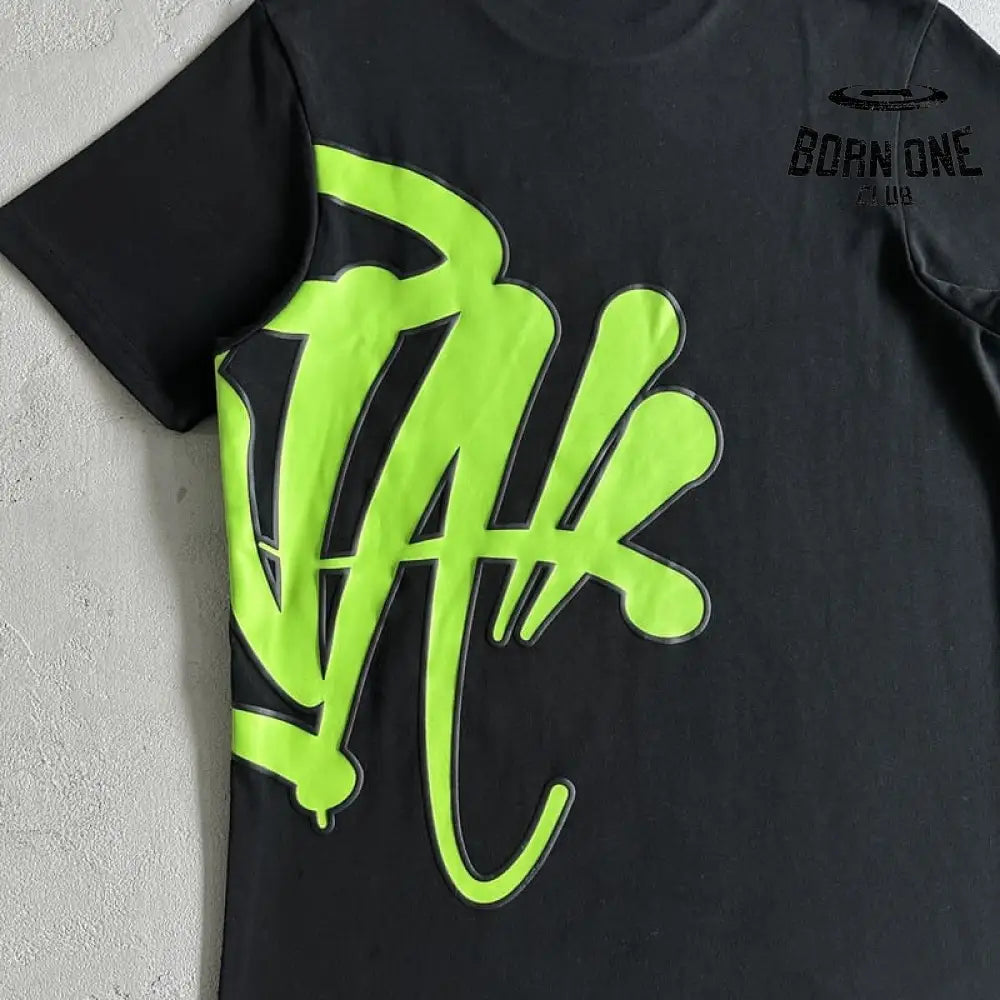 Camiseta Synaworld OG Logo Black/Green