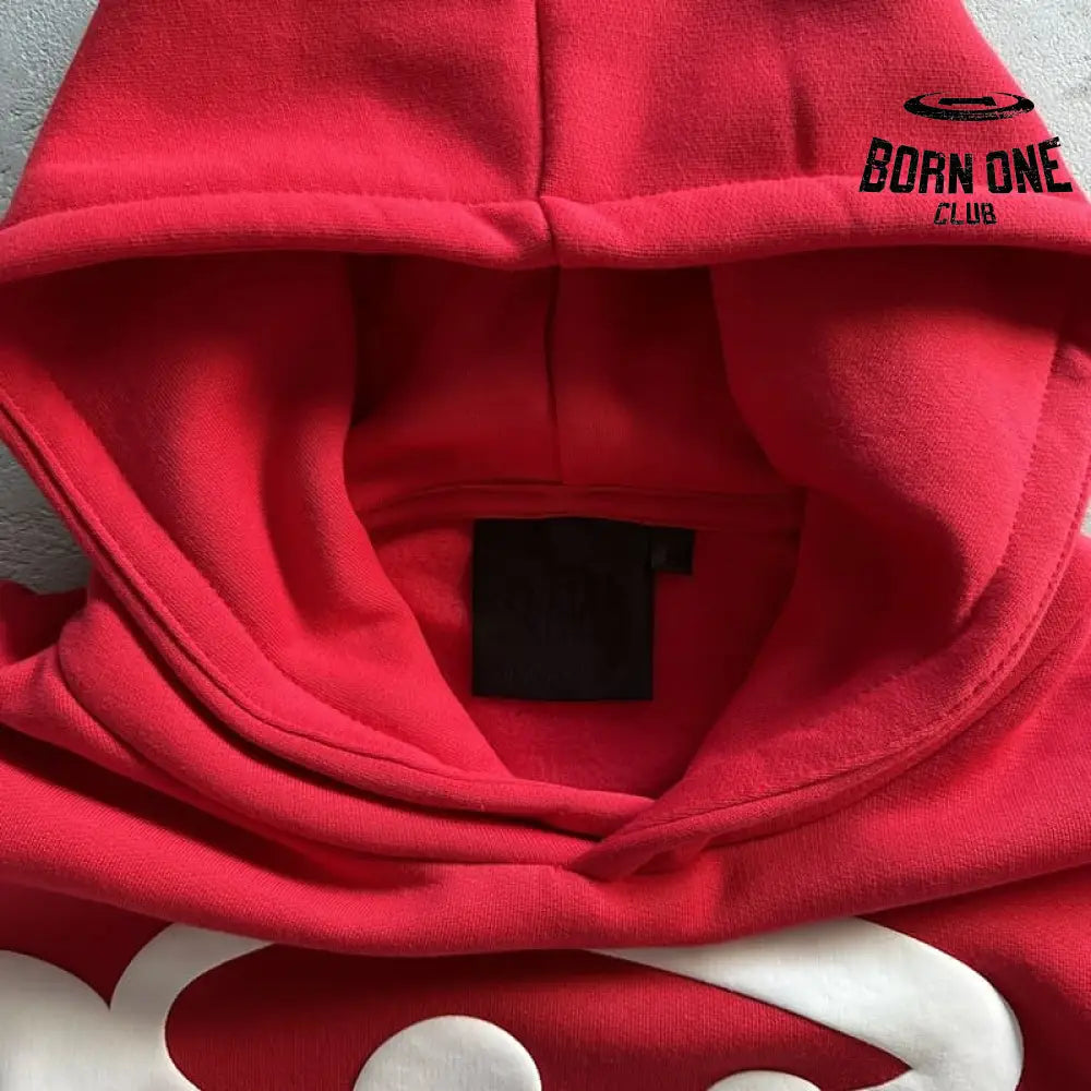 Conjunto Team Syna Hood Twinset Red