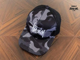 Boné BAPE x Stussy Trucker Black