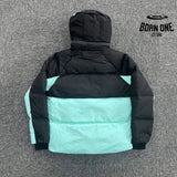 Jaqueta Puffer Synaworld Preto/Azul