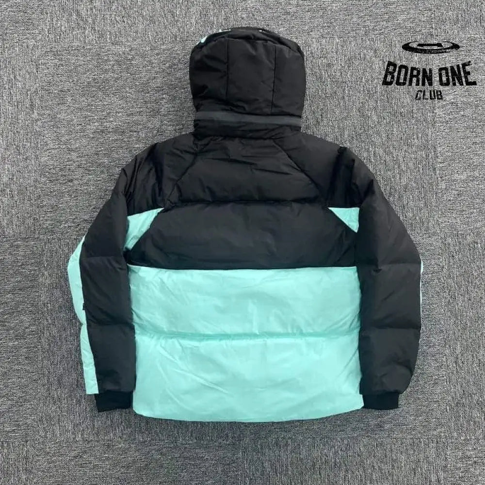 Jaqueta Puffer Synaworld Preto/Azul