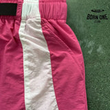 Shorts Corteiz Rosa Branco