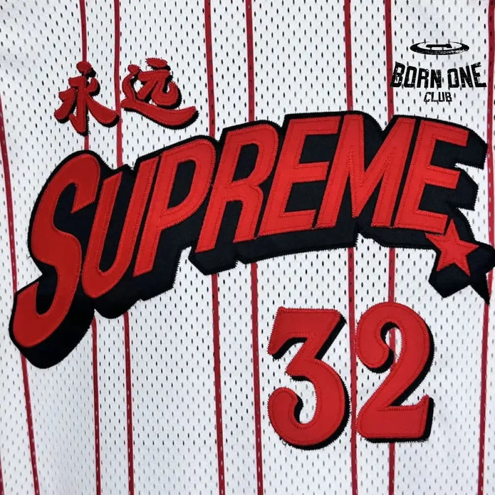 Camiseta Supreme Star Basketball Jersey White