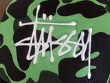 Boné BAPE x Stussy Trucker Green