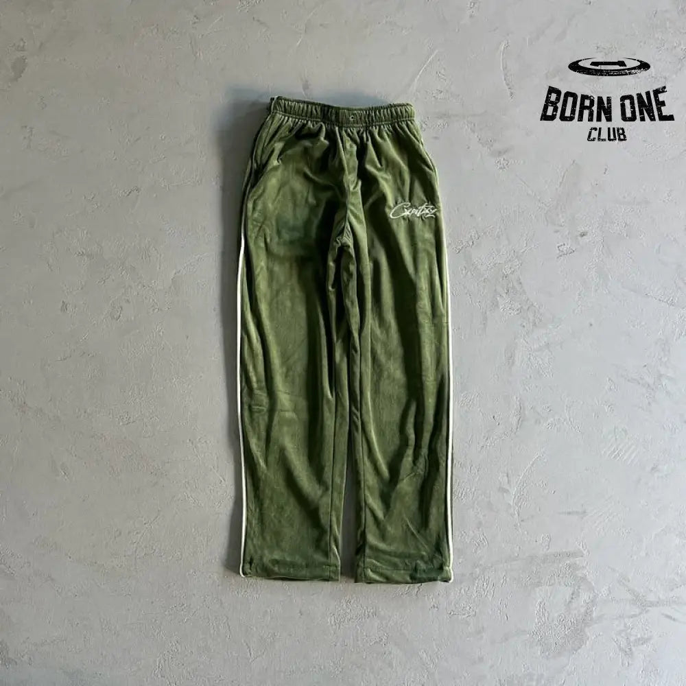 Conjunto Corteiz Veludo Verde