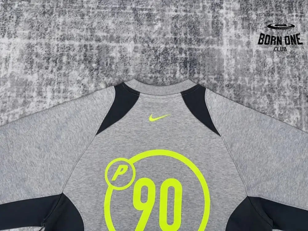 Moletom Palace x Nike Crewneck Total P90 Cinza