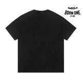Camiseta Louis Vuitton LV Black Distressed Logo