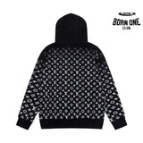 Moletom Louis Vuitton LV Black Monogram Gradient