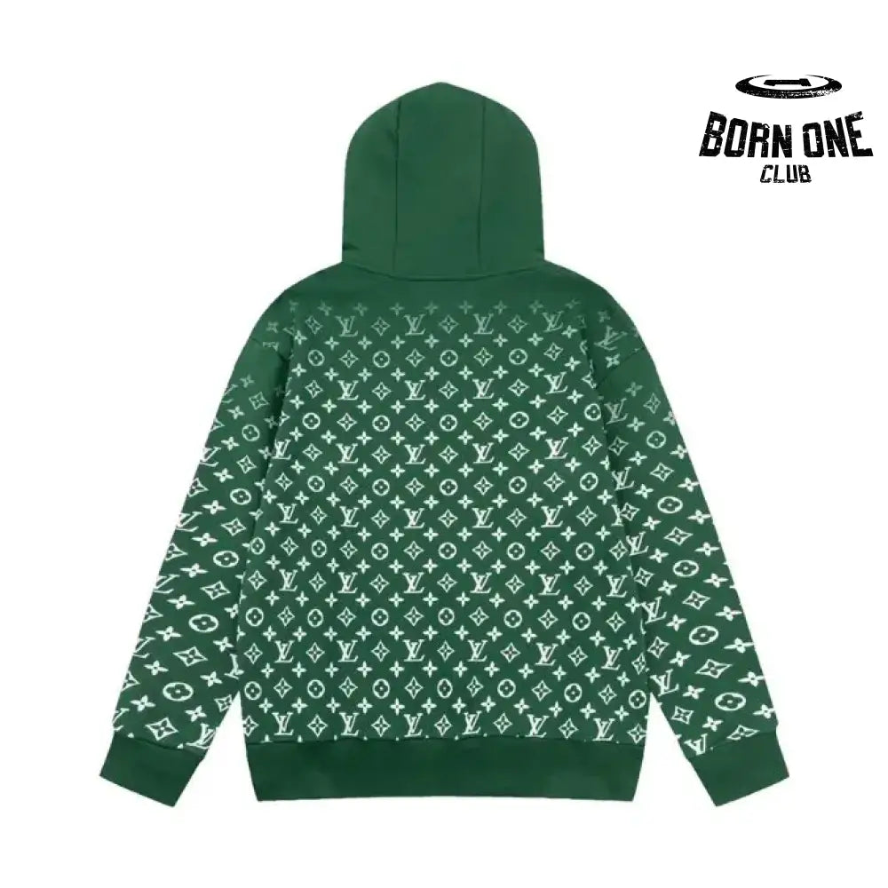 Moletom Louis Vuitton LV Green Monogram Gradient