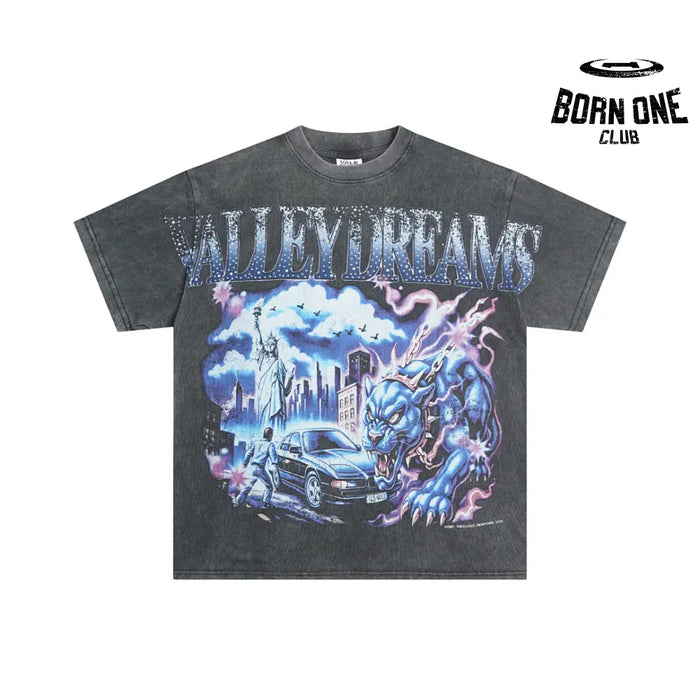 Camiseta Vale Forever Valley Dreams Lightning Preta