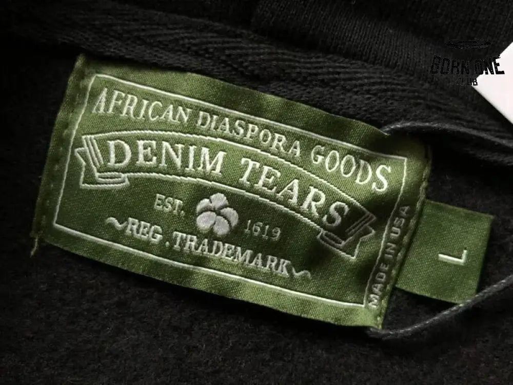 Moletom Denim Tears x Corteiz Zip Black