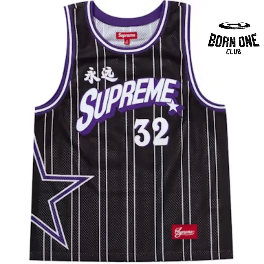 Camiseta Supreme Star Basketball Jersey Black