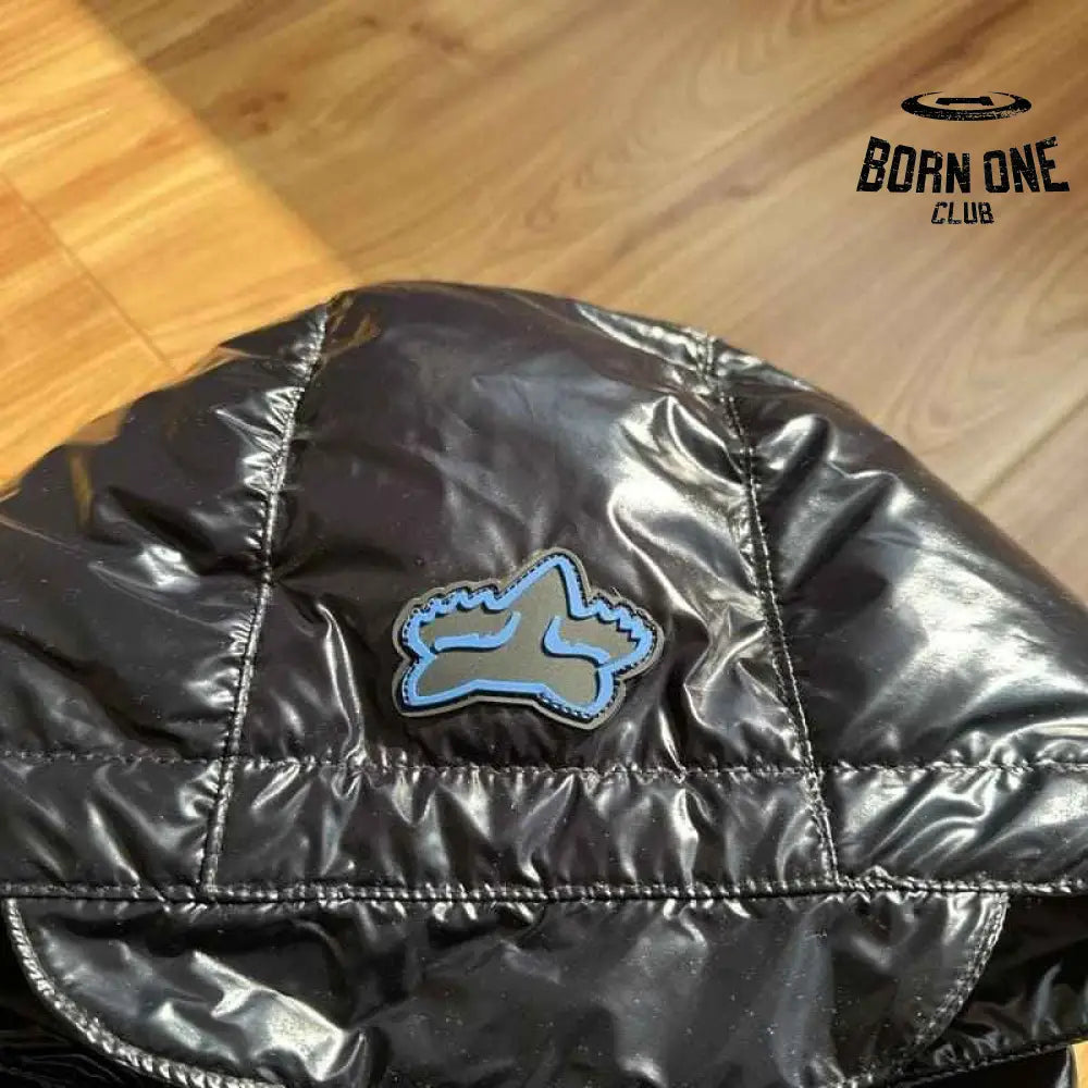 Jaqueta Supreme x Fox Racing Shiny Down Puffer Black