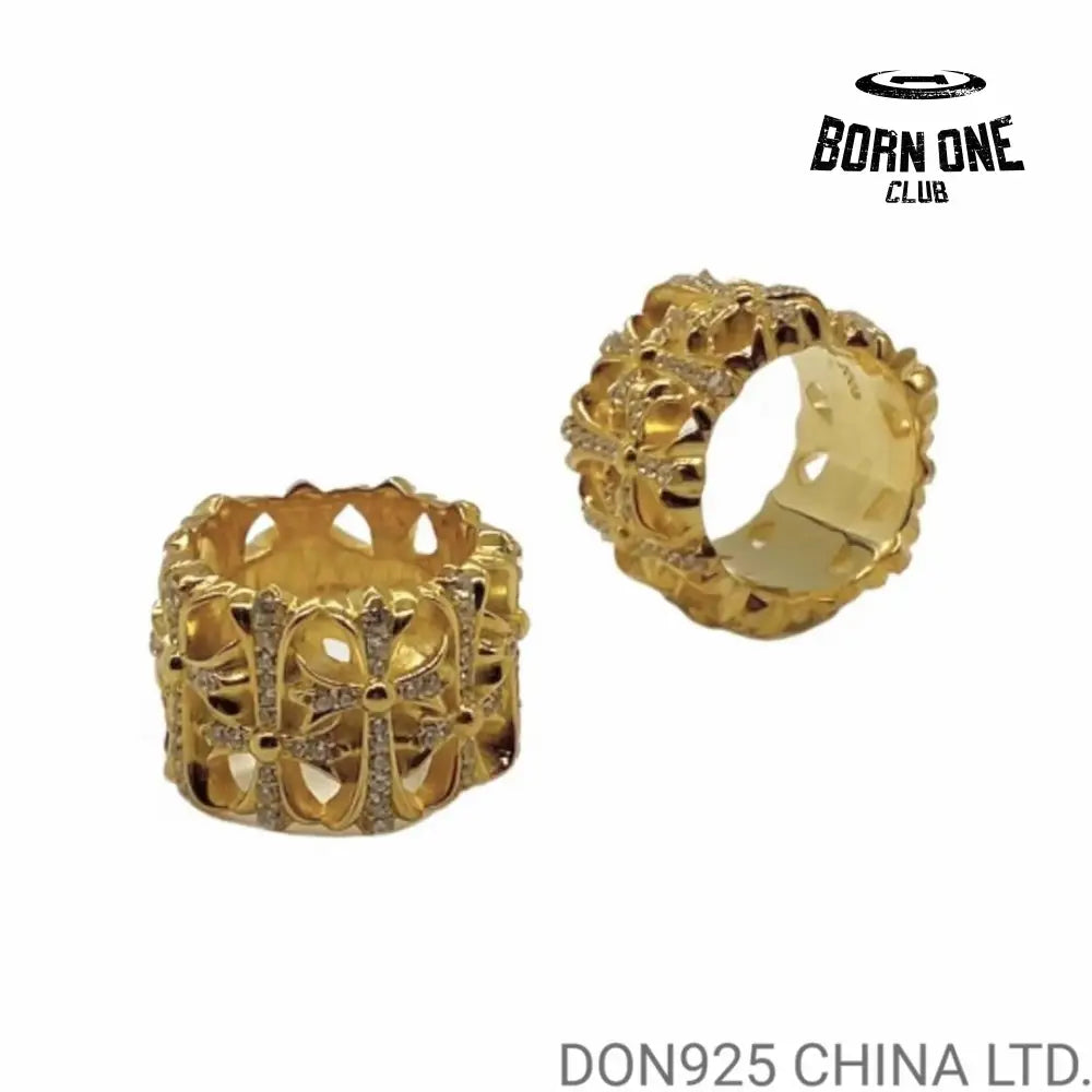 22K Gold CHROME HEARTS Cemetery Ring