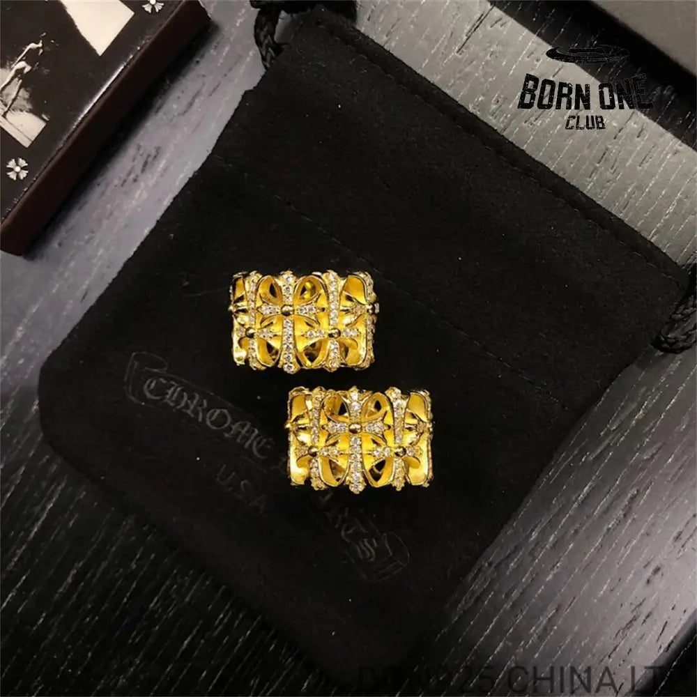 22K Gold CHROME HEARTS Cemetery Ring