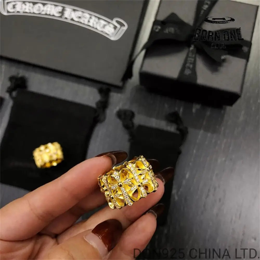 22K Gold CHROME HEARTS Cemetery Ring
