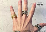22K Gold CHROME HEARTS Cemetery Ring