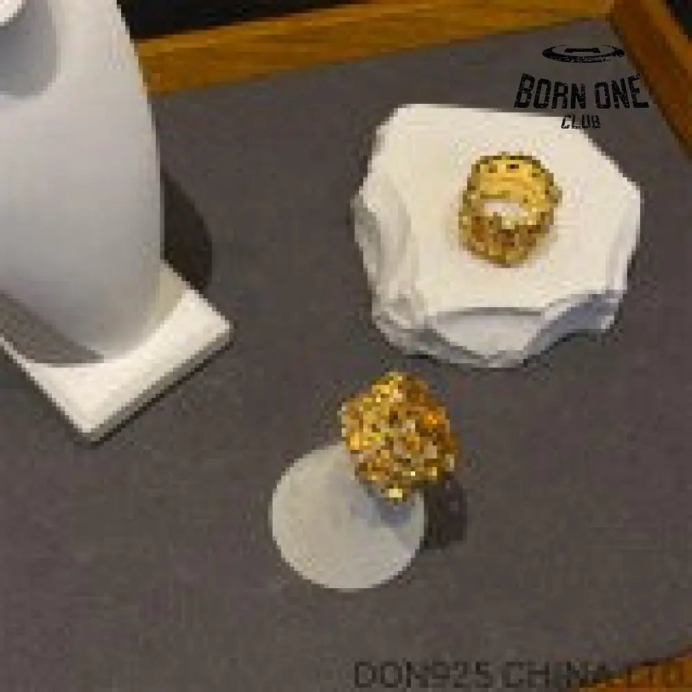 22K Gold CHROME HEARTS Cemetery Ring