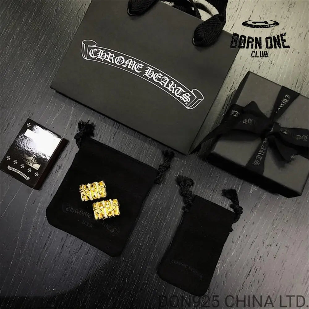 22K Gold CHROME HEARTS Cemetery Ring