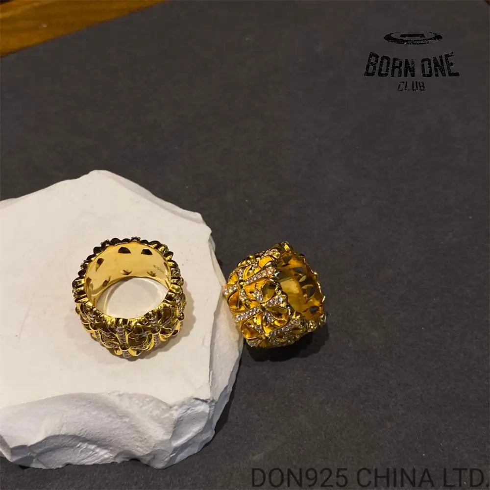 22K Gold CHROME HEARTS Cemetery Ring