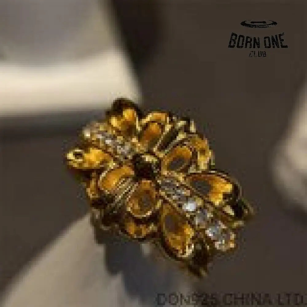 22K Gold CHROME HEARTS Double Floral Ring