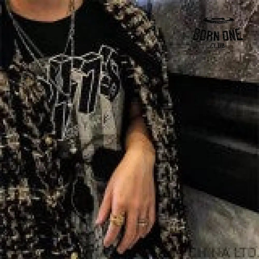 22K Gold CHROME HEARTS Double Floral Ring