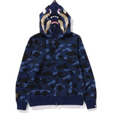 Bape Shark Moletom Zíper Gold Teeth