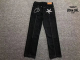Conjunto Corteiz C-Star Denim Jeans Preto