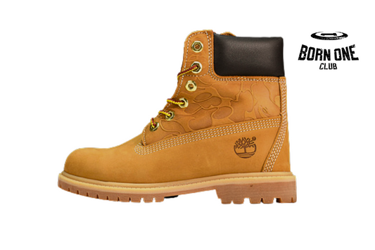 Bota Timberland Yellow Boot Bape Collab