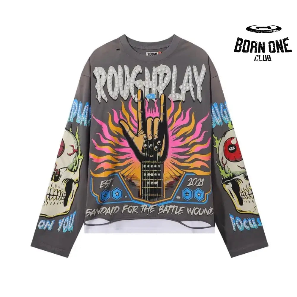 Rough Play Camiseta Manga Longa