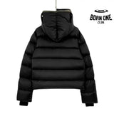 Rick Owens Shark Head Zipper Down Jaqueta 28594043