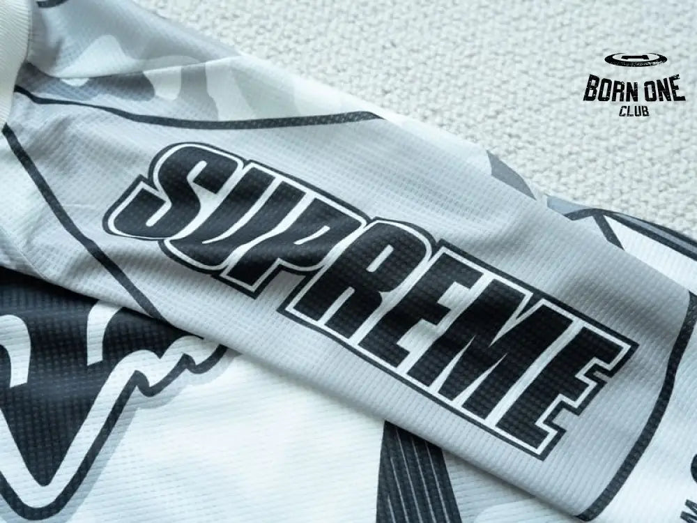 Camisa Fox Racing x Supreme DMX Snow Camo