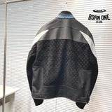 Jaqueta Couro Louis Vuitton Leather Mix Biker