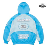 Moletom Supreme Football Zip Up Hooded Light Blue