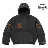 Jaqueta Supreme x Fox Racing Hooded Work Black
