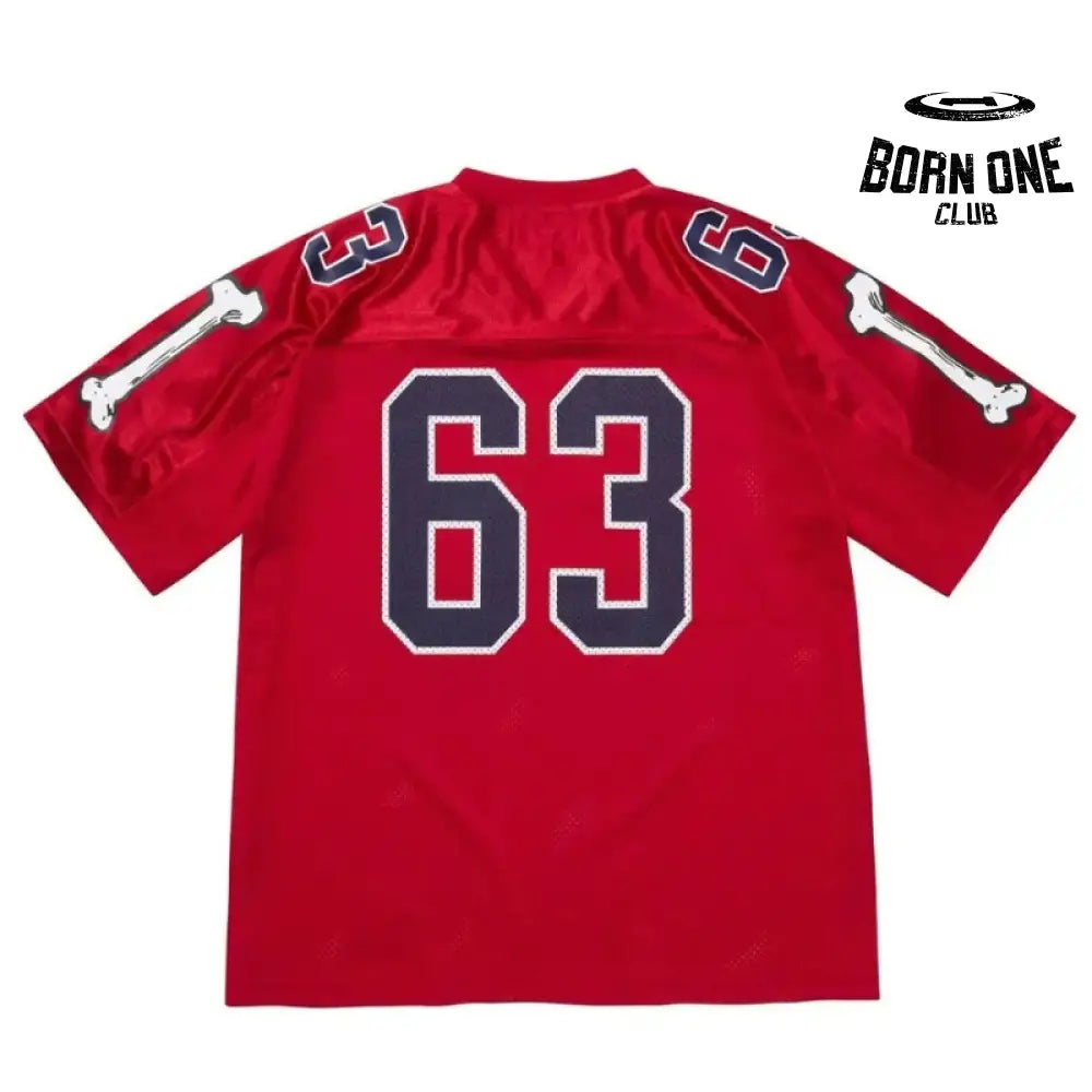 Camiseta Supreme Jersey Bones Football Red