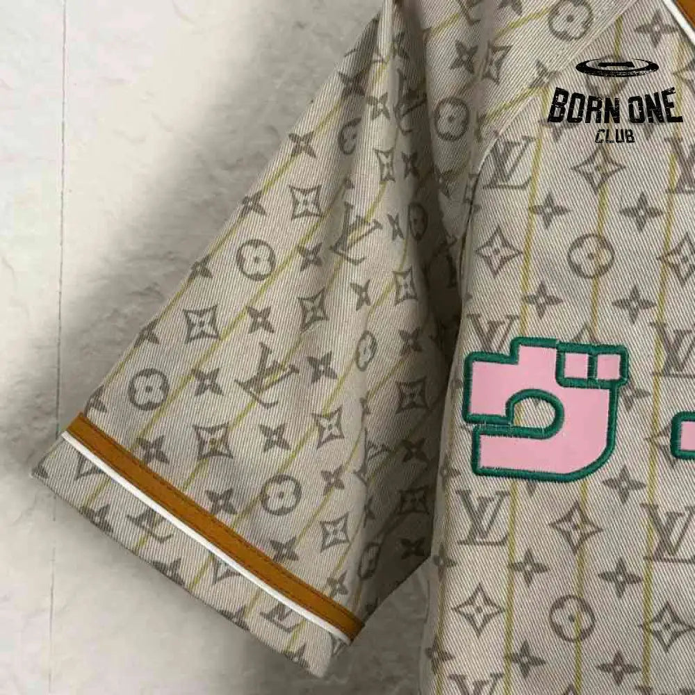 Camisa Louis Vuitton Baseball Wear Beige