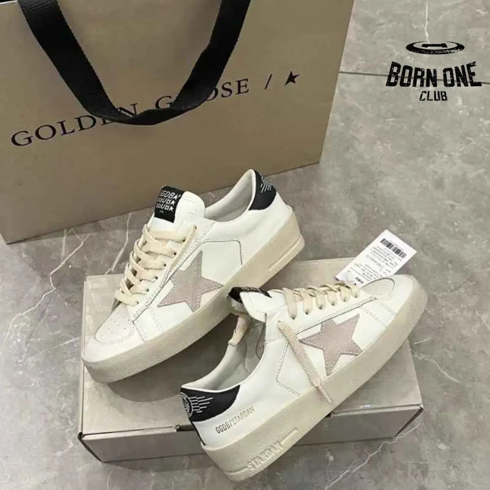 Golden Goose Stardan Ice White Black