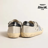Golden Goose Super-Star light silver Blue