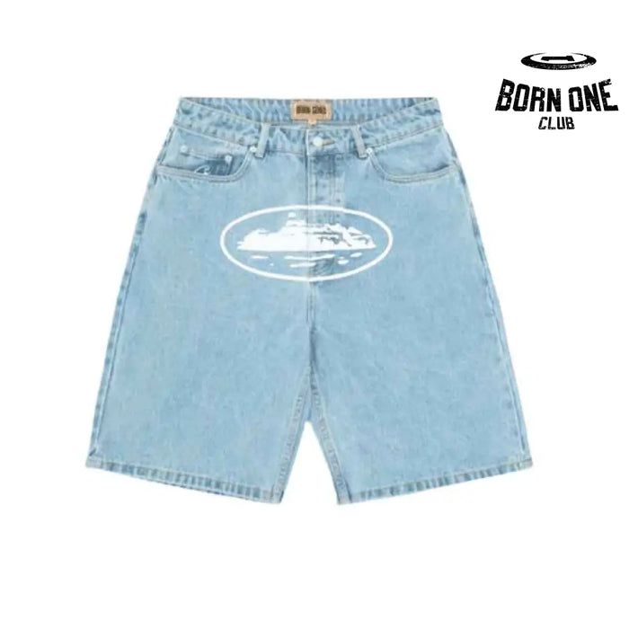Shorts Corteiz Alcatraz Denim Washed