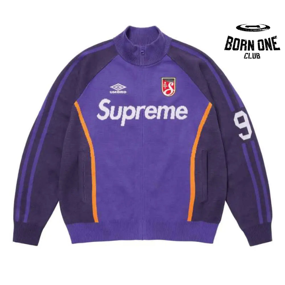 Jaqueta Supreme x Umbro Zíper Purple